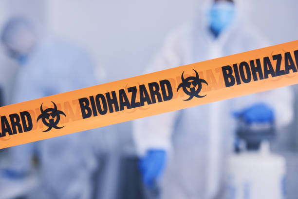 Professional Biohazard Cleanup technician working in Barnegat Light, NJ